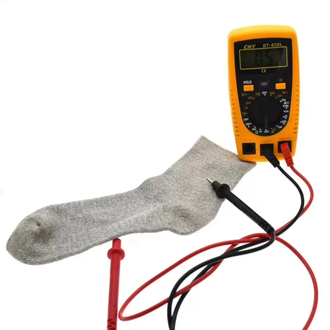 Grounding Socks, Conductive 25% Silver Fiber,  Earthing Socks 99% Pure Silver Thread,Grounding socks do not need wires