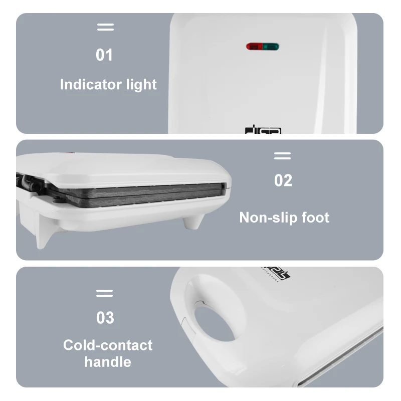 DSP Summer new 16pcs multi-functional brownies cake donut machine non stick waffle brownie maker