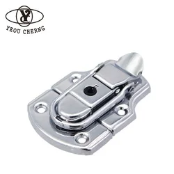 MIT HC266 galvanizing silver metal hasp lock for high-grade heavy duty airplane meal food truck case small locks hardware