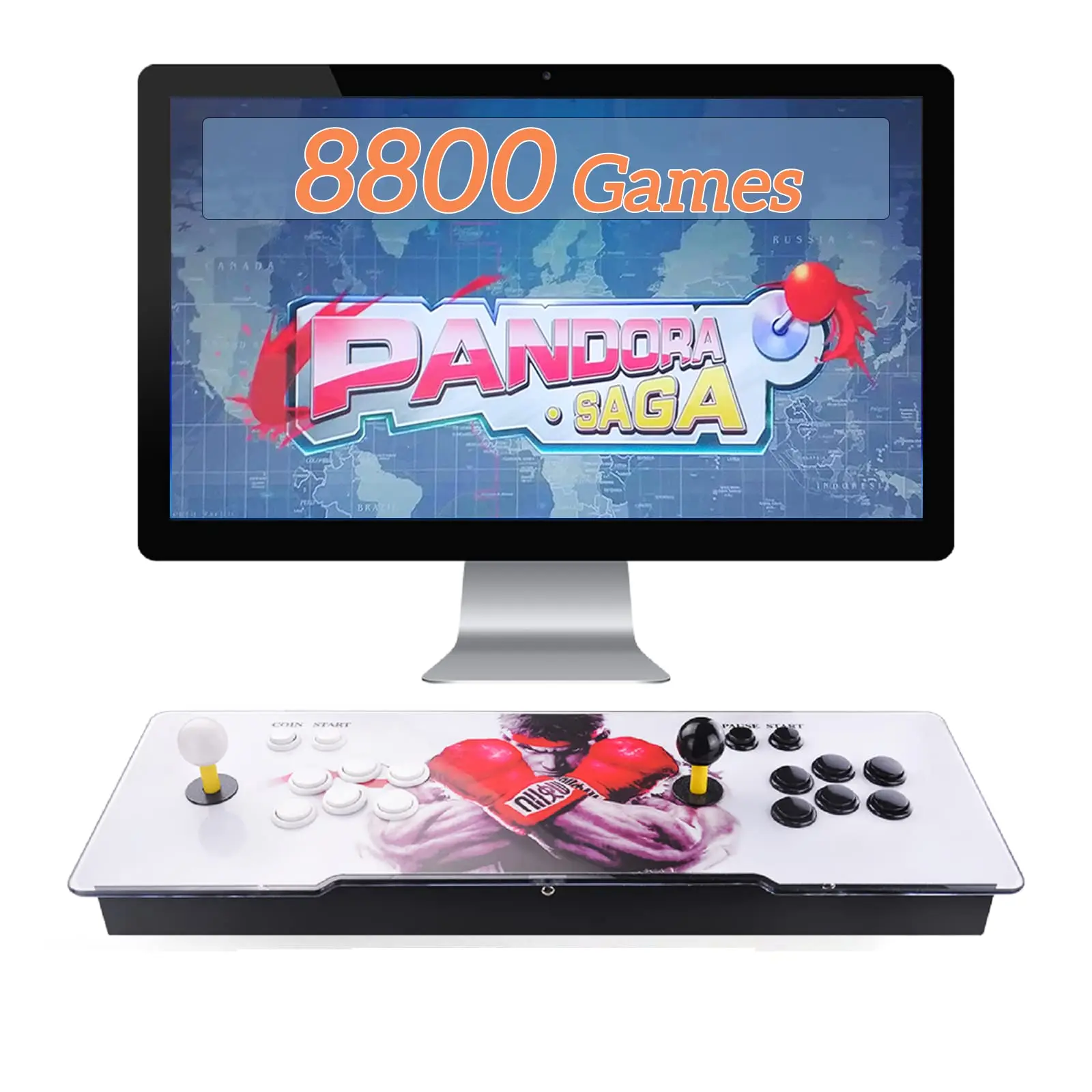 Retro Arcade 9S/9D 4260 Games Console 1-4 Player E-Sport Game Box WIth LED Light