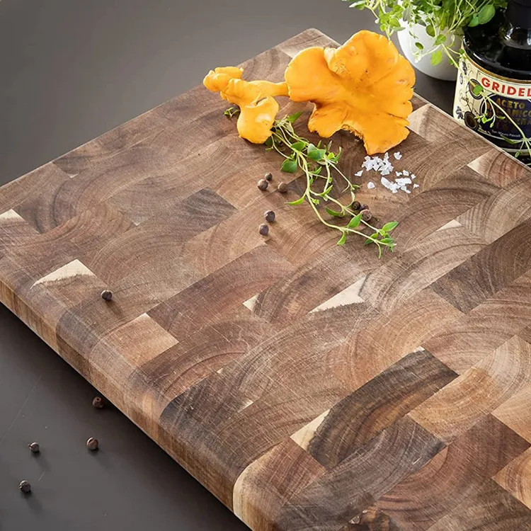 Factory Wholesale Customizable Large Acacia Wood Bamboo Cutting Board For Kitchen