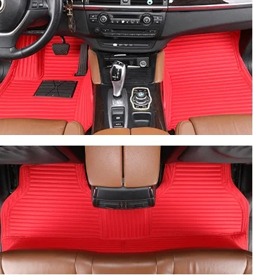 Factory Price Double Layer Leather 7D Car Mat High Quality 7D Car Floor Mats for JEEP-CRAND-CHEROKEE-2012-2021