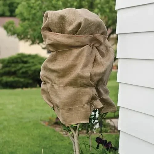 Natur Fabric Jute Fabric Burlap Use For Protect Plants and Decorations