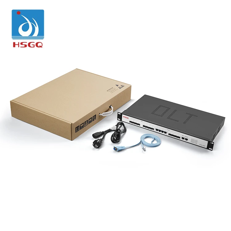 EPON OLT HSGQ-XE08 Поддержка до 512 ONUs FTTH 10G