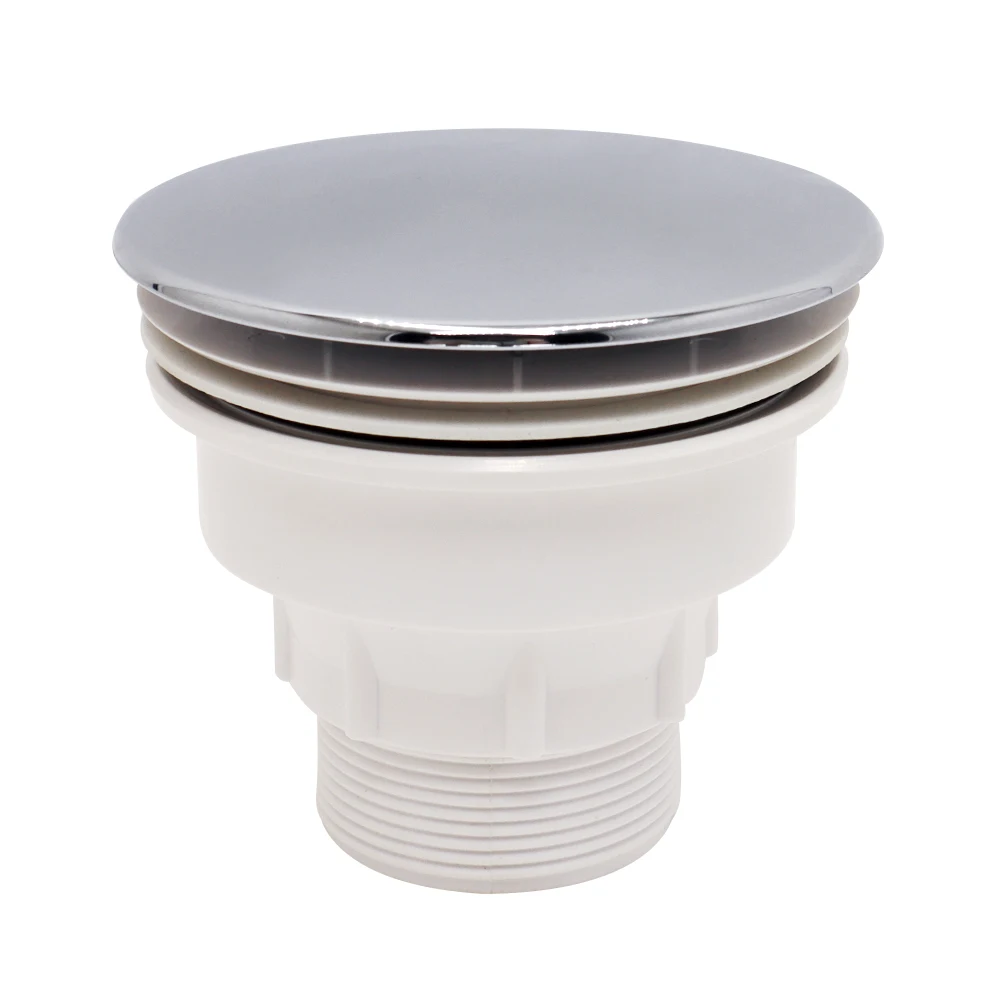 Guida Hottest Plastic Shower Drain 58mm Outlet Round Floor Tray for Modern Hotel Basins Bathroom Waste Drainer