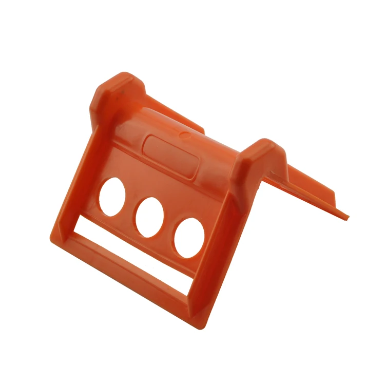 Изготовленный На Заказ 12 дюймов синий ПВХ Сверхмощный пластиковый поддон угловойой протектор