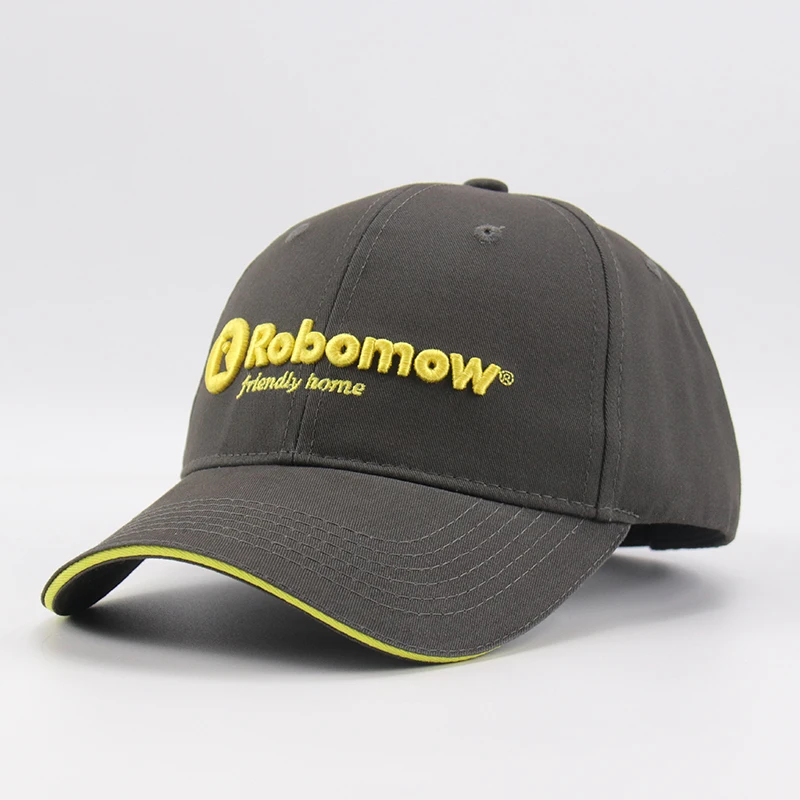 Wholesale Custom High Quality 6-Panel Cotton Baseball Dad Hat Sandwich Brim Sports Gorras Cap Embroidery