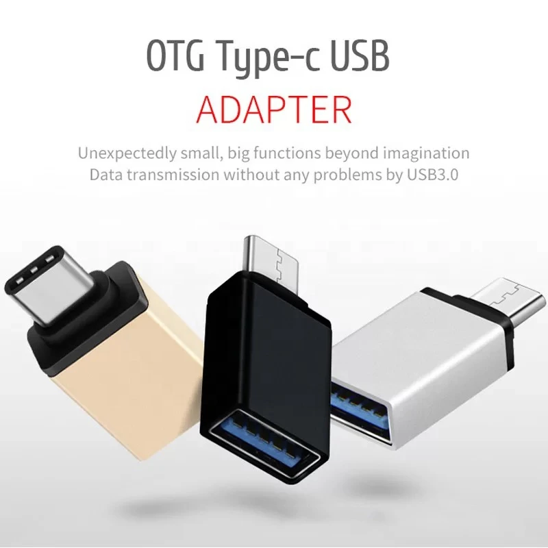 Горячая Распродажа, металлический переходник с Type C «папа» на USB 3,0 «мама», переходник Type-c на OTG USB 3,0 для Google Macbook
