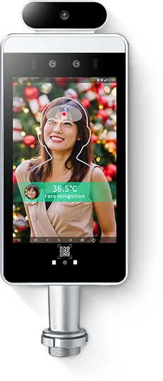 Hfsecurity RA08T Top Sale 8inch Biometric AI Face Recognition Device Control Access Fingerprint System Aluminum Alloy 1280X800