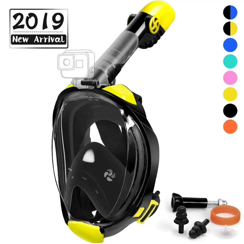 Diving Mask Full Face Snorkeling Mask Underwater Anti Fog Snorkel Mask