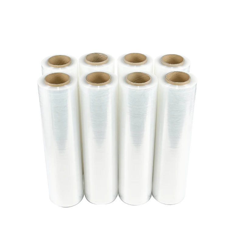 18inch x 1500ft Custom Black Industrial Stretch Film Roll Hand-Use Plastic Film Wrapping Roll Supplier