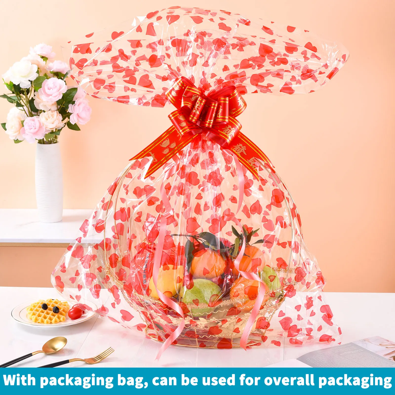 New design high-quality gold-plated ingot fashion customization metal golden fruit basket rack