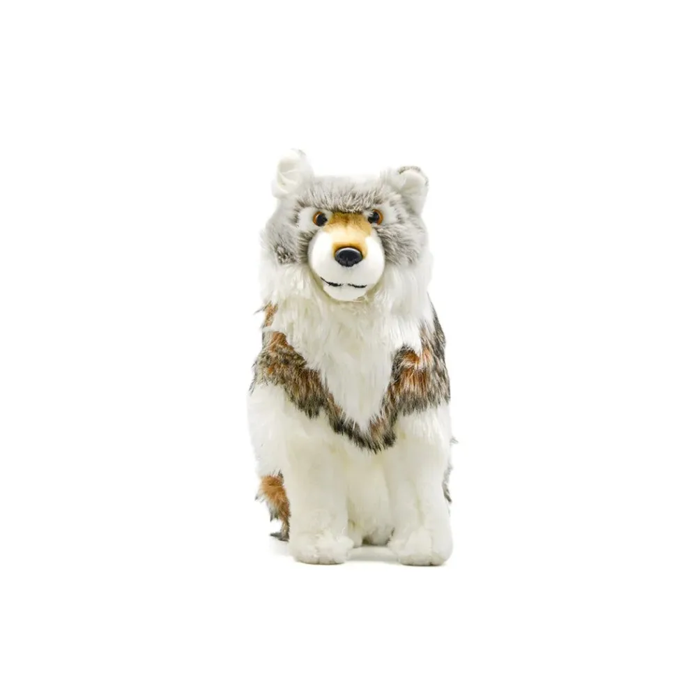 Kaan Colorful soft vinyl 10cm baby soft doll plush stuffed cartoon new soft toys wolf plush toy