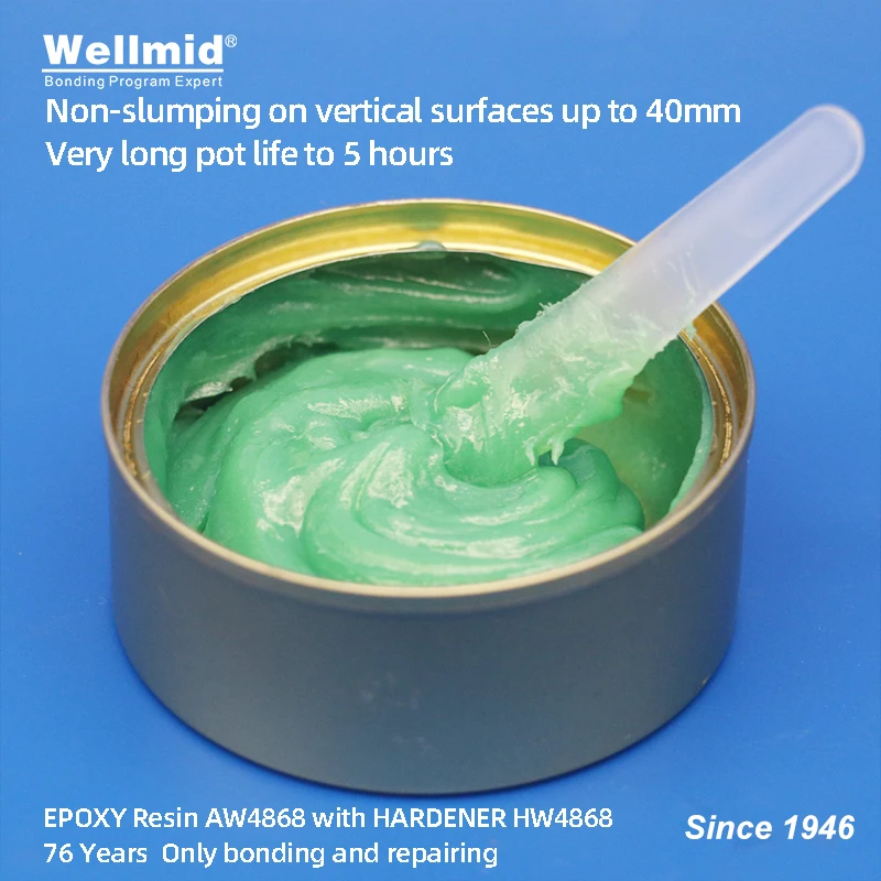 ARALDITE AW HW4868 high toughened AB epoxy resin Ideally Metal GRP Glass fiber composite structural adhesive 2K Gap Filling glue