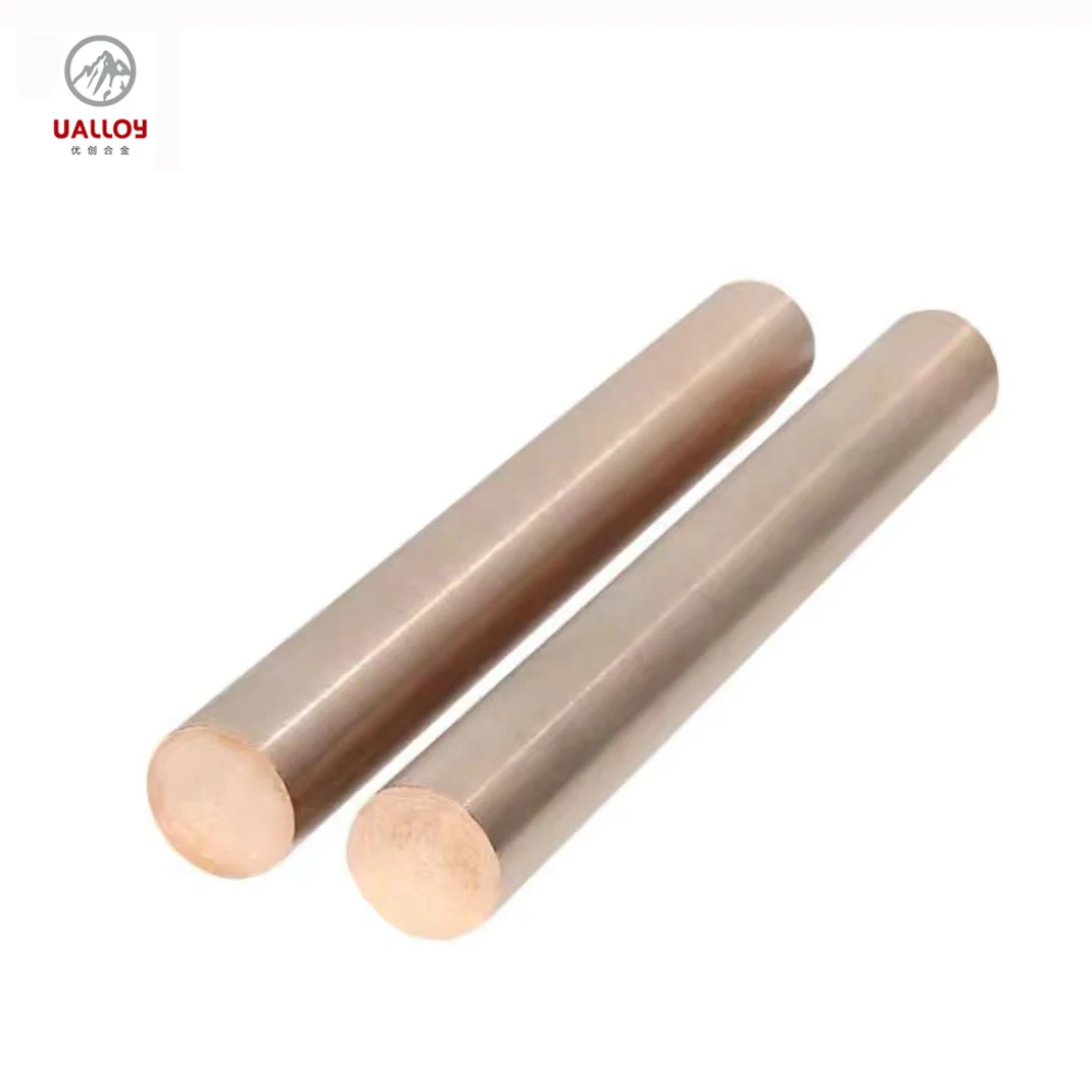 Diameter 10mm C17300 CuBe2Pb Beryllium Bronze Aged Round Bars
