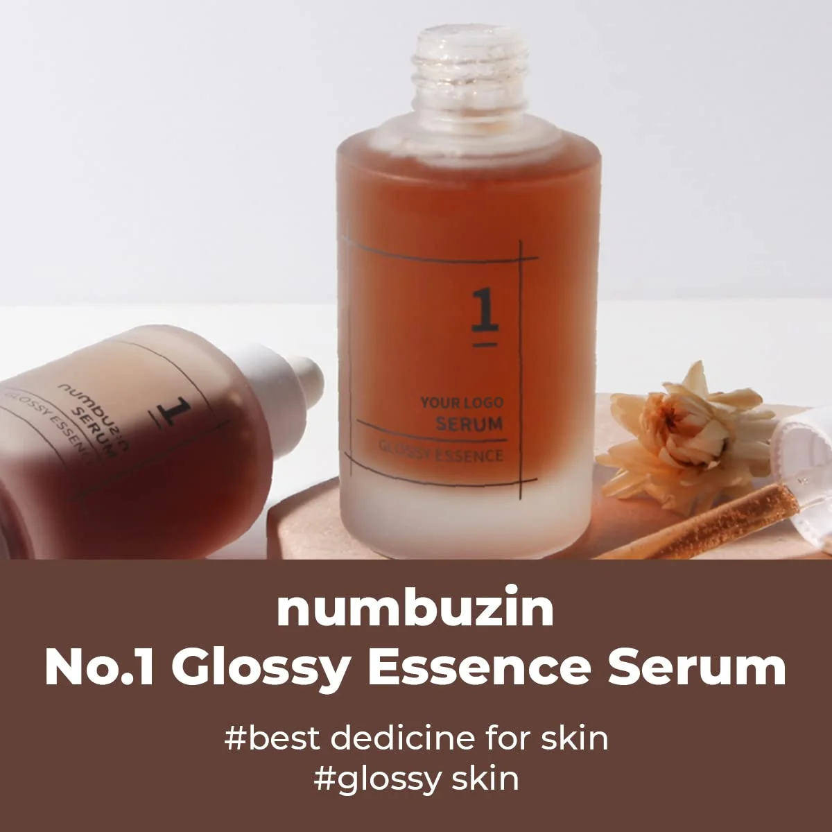 Private Label 50ml Herbal Extracts Nourishing Soothing Glossy Anti-Aging Serum