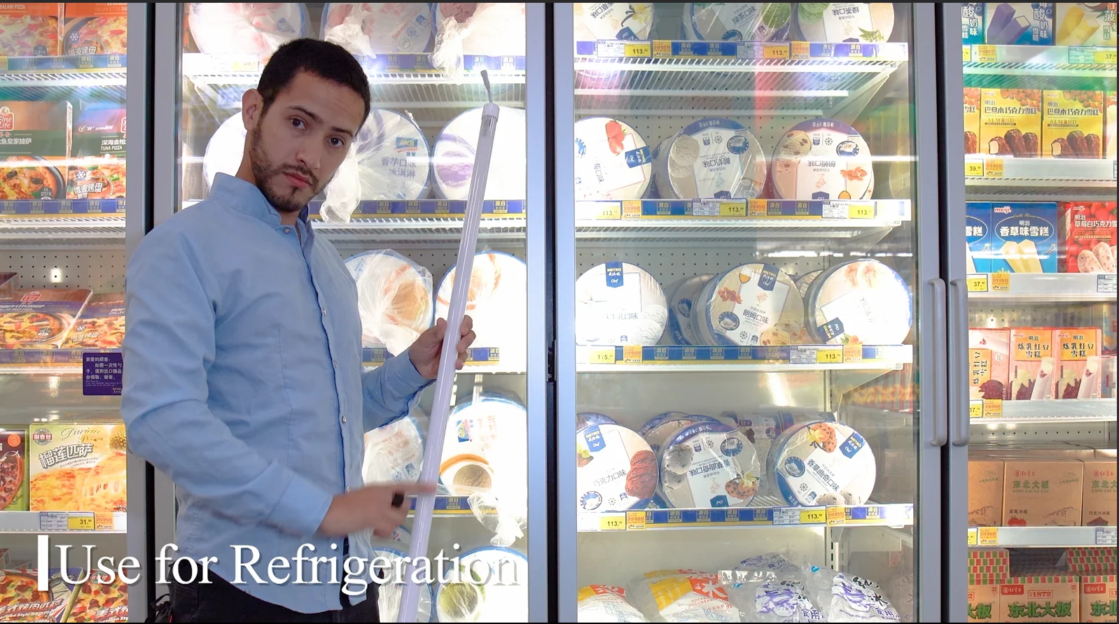 
160~240VAC Horizontal Refrigerator T8 LED Tube lamp For Freezer Lighting 