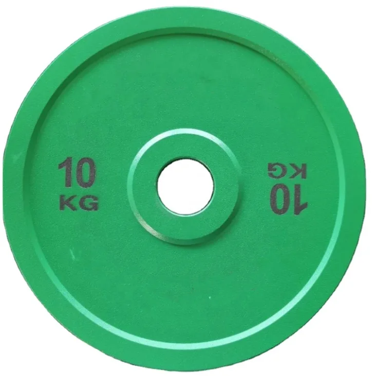 Gym Equipment Steel Cast Iron Calibrated Power Lifting Weight Plates