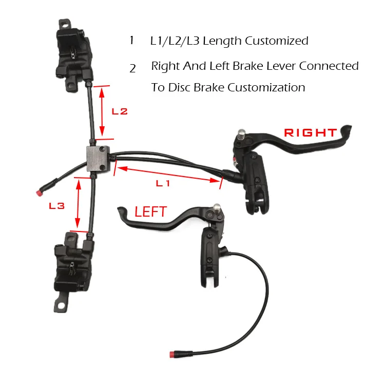 Oufeya  Hight quality Factory Price  Hydraulic Disc Brake For Tricycle Electric Bicycle Tricycle Cargo Truck
