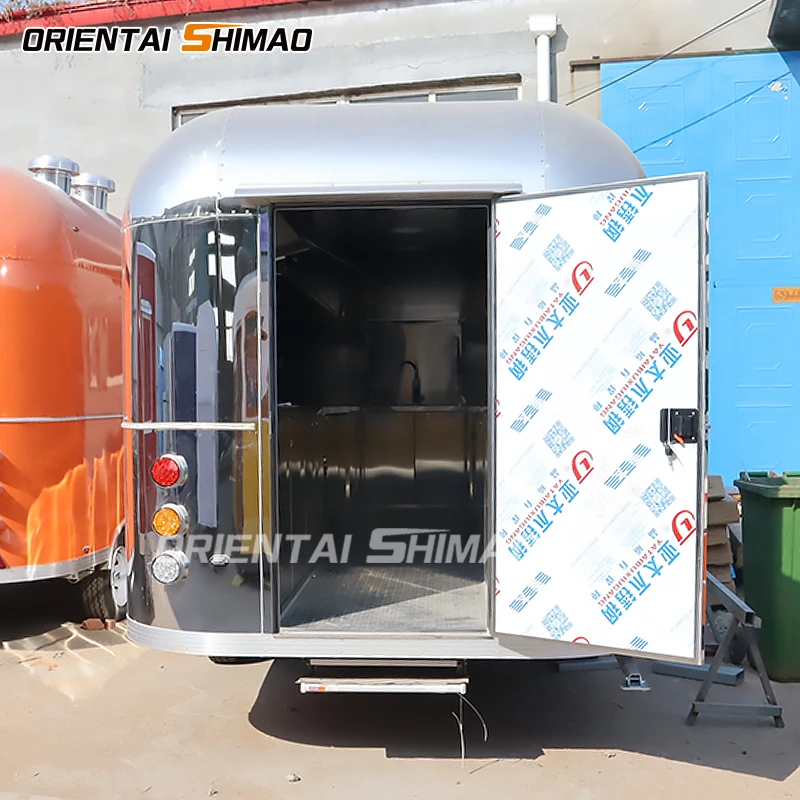 Canada usa standard Airstream concession carts food truck airstream food trailer with fully equipped