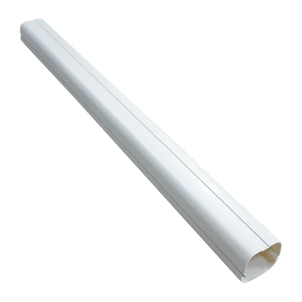 PVC End Cover for Air Conditioner pvc Decorative Pipe 100mm Covering Ducts for Apartment Use