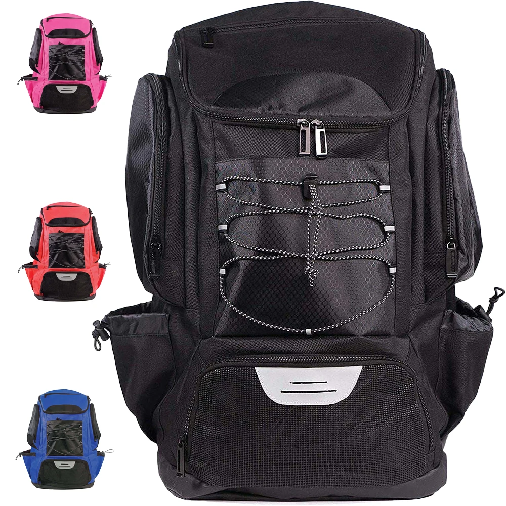 Supplier Waterproof Beach Race Gym Training Gear Bag Athelte Sports Transition Mesh Swim Bag Backpack With Reflective Strap