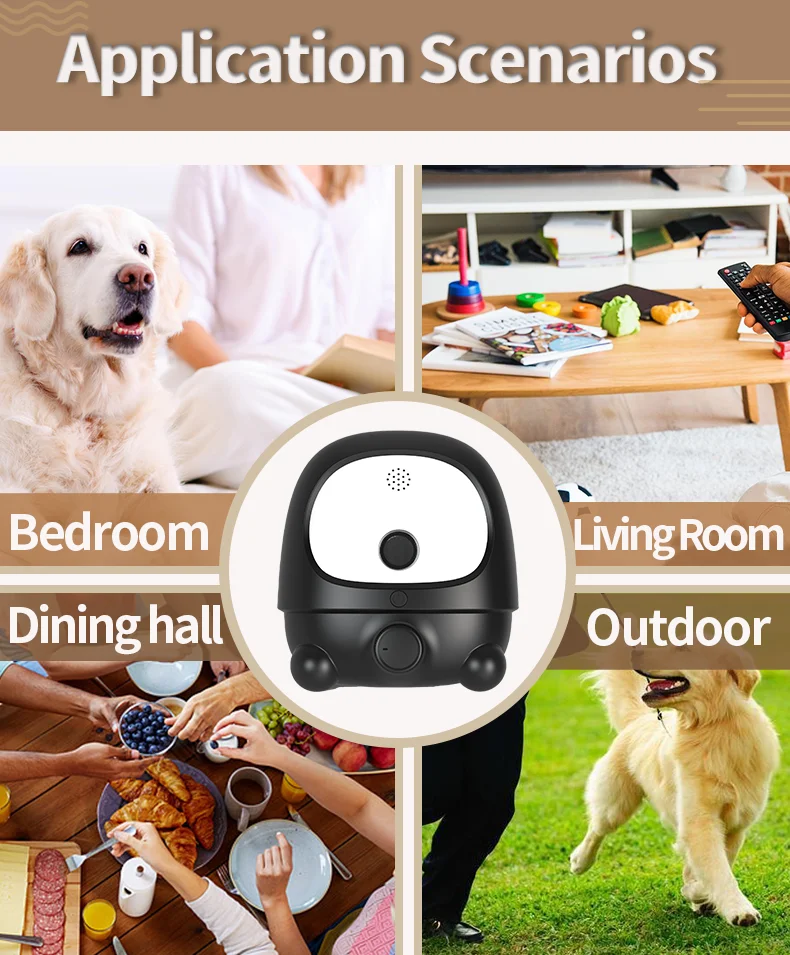 New Arrival Whosale OEM OEM Upgraded Bark Deterrent Outdoor Indoor Ultrasonic Dog Repeller Anti Bark Barking Control Device