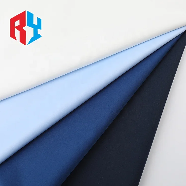 Hot sale  newest wholesale  Low MOQ 48*150D accepted washing plain dyeing woven 100 spun polyester fabric arab thobe fabric arab