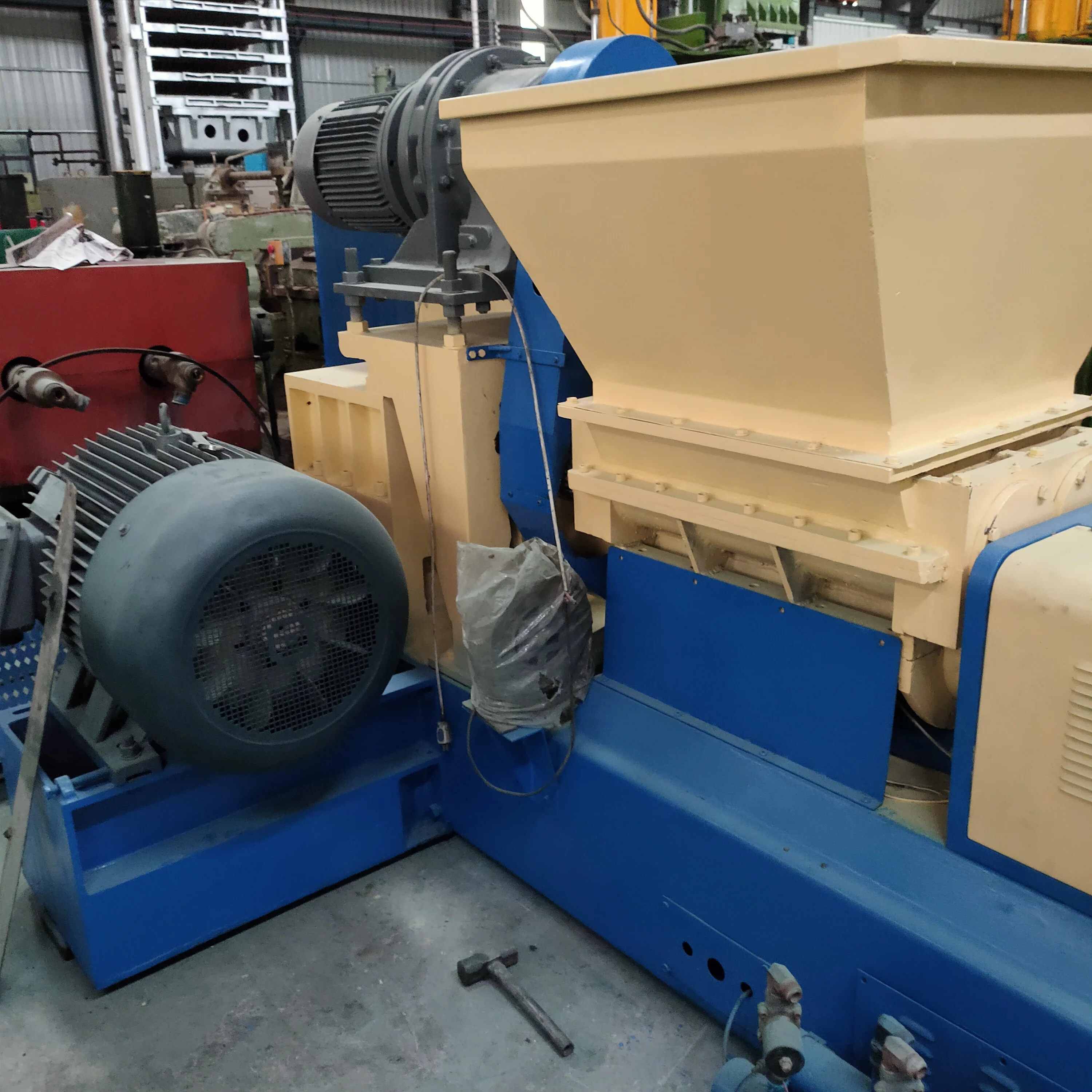 
Rubber Extruder Machine Rubber Extrusion and Vulcanization Production Line Key Power Building Sales Weight Automatic Material 