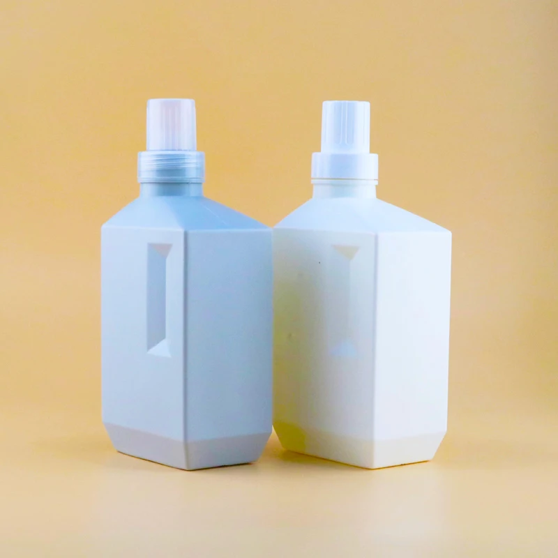 Wholesale Price empty 1l 1000ml Cleaning Laundry Liquid Washing Detergent Bottle With Measuring Cap