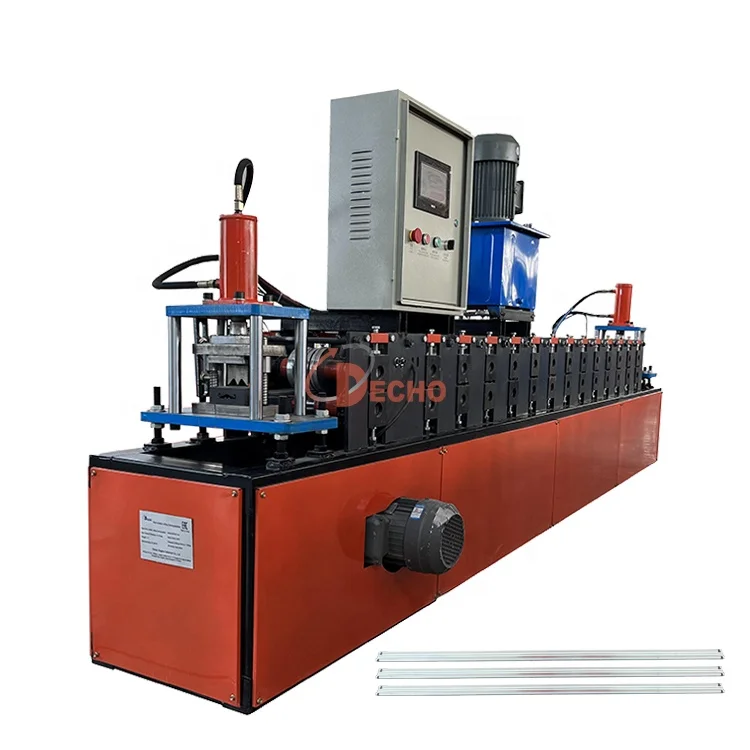 Heavy Duty Storage Rack Pallet Step Beam Roll Forming Machine Shelf Frame Forming Machine For Supermarket