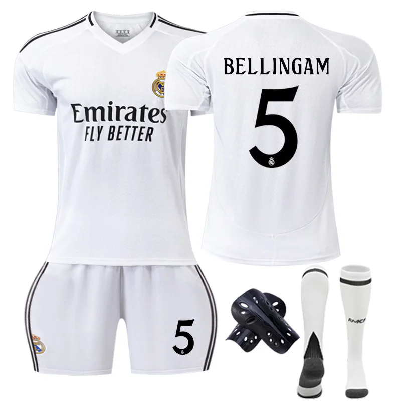 24 25 Fans Jersey Club Home Away Kids Soccer Jersey Football Jersey Designer High Quality Man 100% Polyester Soccer Wear