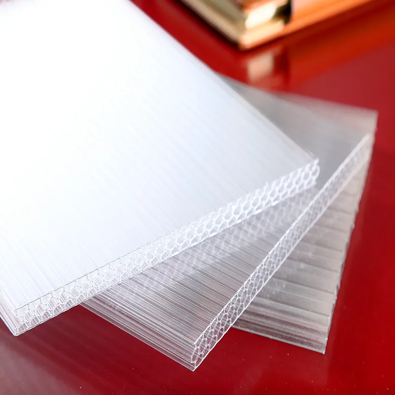 honeycomb hollow polycarbonate sheet for building roofing/ polycarbonate hollow sheet for greenhouse