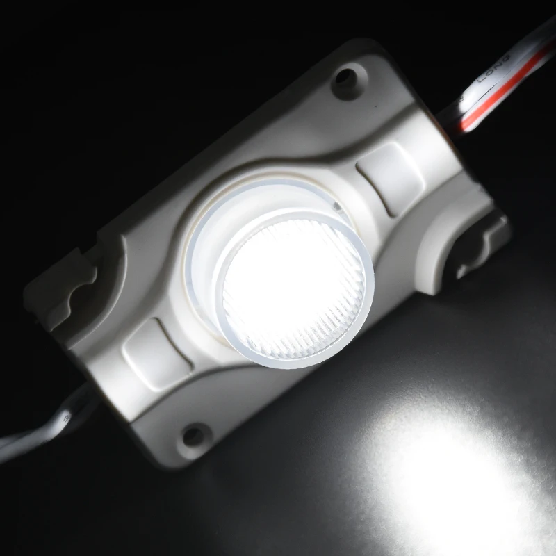  Высокая светоотдача 1 светодиод 1818SMD 15*55 градусов Встроенный объектив ABS впрыск 3 Вт водонепроницаемый
