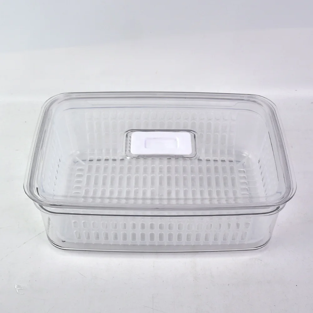 2 Packs Stackable Soda Beverage Canned Refrigerator Organizer Bins Clear Plastic Pantry Fridge Storage Rack BPA free