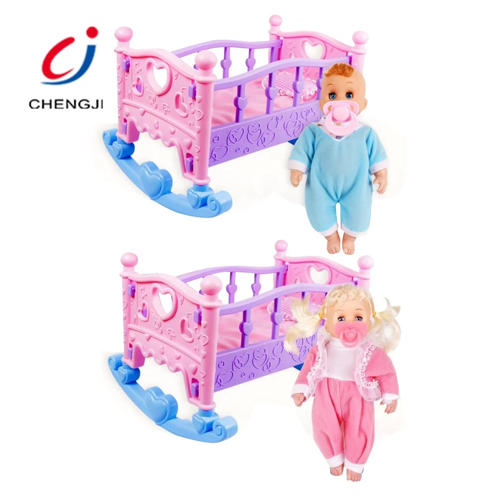 Детский Подарочный набор «сделай сам», мебель, качалка-колыбель, 12 дюймов, ic sound, для мальчиков, Детские кукольные кровати