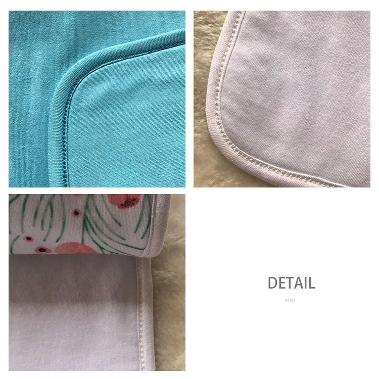 
Plain White Handmade Soft Diaper Shoulder Burp Cloths For Newborns 