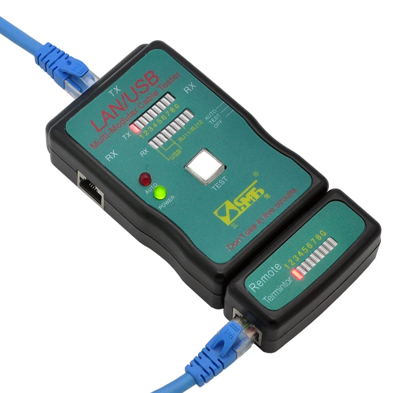 USB LAN Кабельный тестер CT-168 сетевой кабель finder rj45 rj11 bnc сетевые инструменты с переменным напряжением ручка