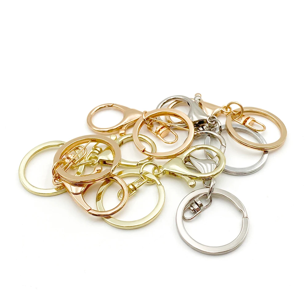 2024 Trending Gold Lobster Clasp Fashion Toy Doll Keychain Metal Keychains With Ring
