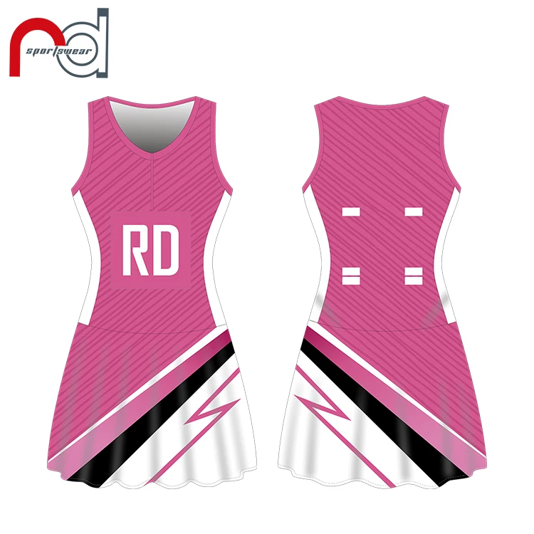 Full Sublimation Netball Dress Cheap Girls Netball Uniforms