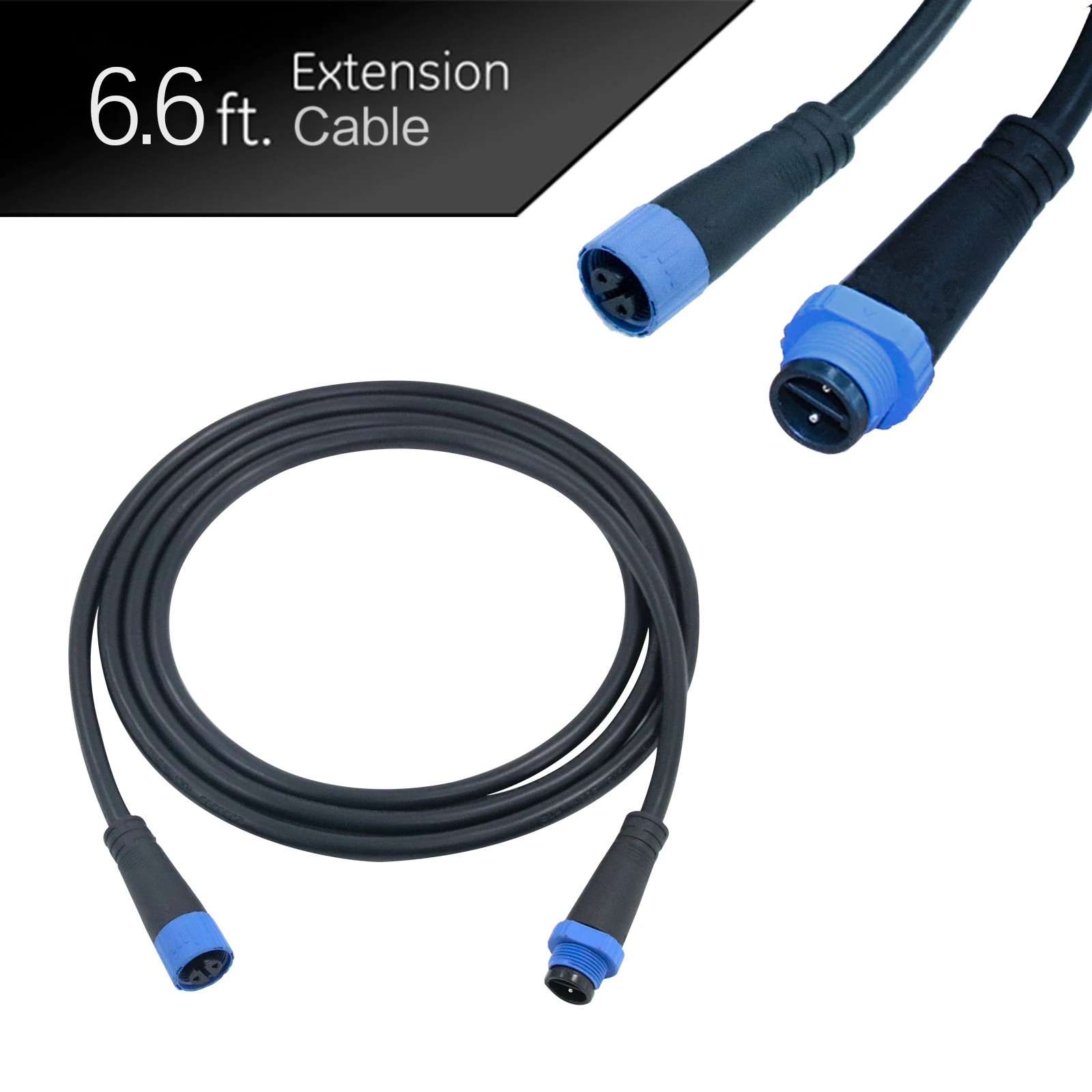  Удлинитель кабеля AGLEX 6 футов для светодиодной сельскохозяйственной лампы 18 AWG 10A 2 м