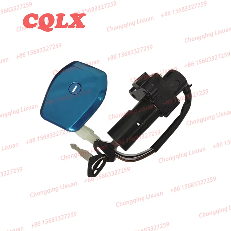 2 Keys Petrol Fuel Tank Cap Seat Lock Complete Lock Set Ignition Main Switch For Suzuki Gn125 Gn 125