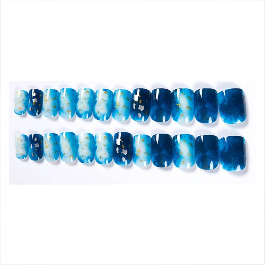 Nail Tips Artificial  Acrylic Nails Coffin Clear Full Cover Ballerina Artificial False Nail Tips 24pcs Finger Package