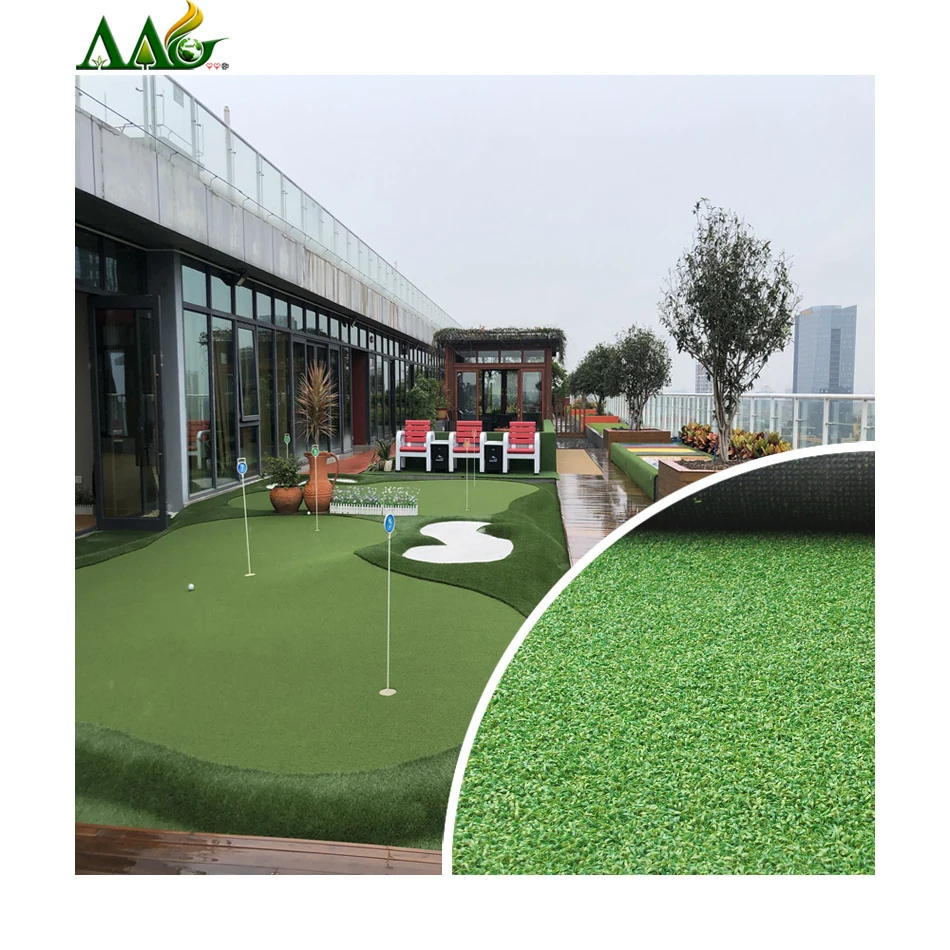 
Indoor Green Mat Driving Range Putting Mini Golf Course  (1600097157469)