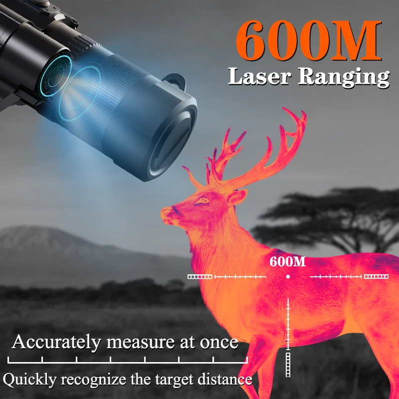 FHD-3-35-LRF Factory Direct Price Thermal Imaging Camera 384x288 35mm Focal Length 50fps Night Vision Monocular Optics