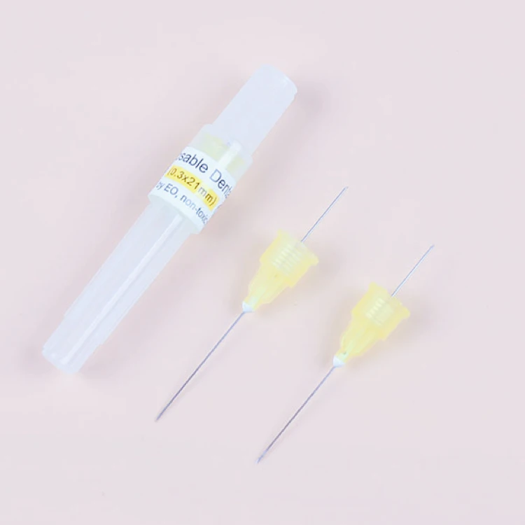 High quality disposable sterile 27G 30G dental irrigation anesthesia needle