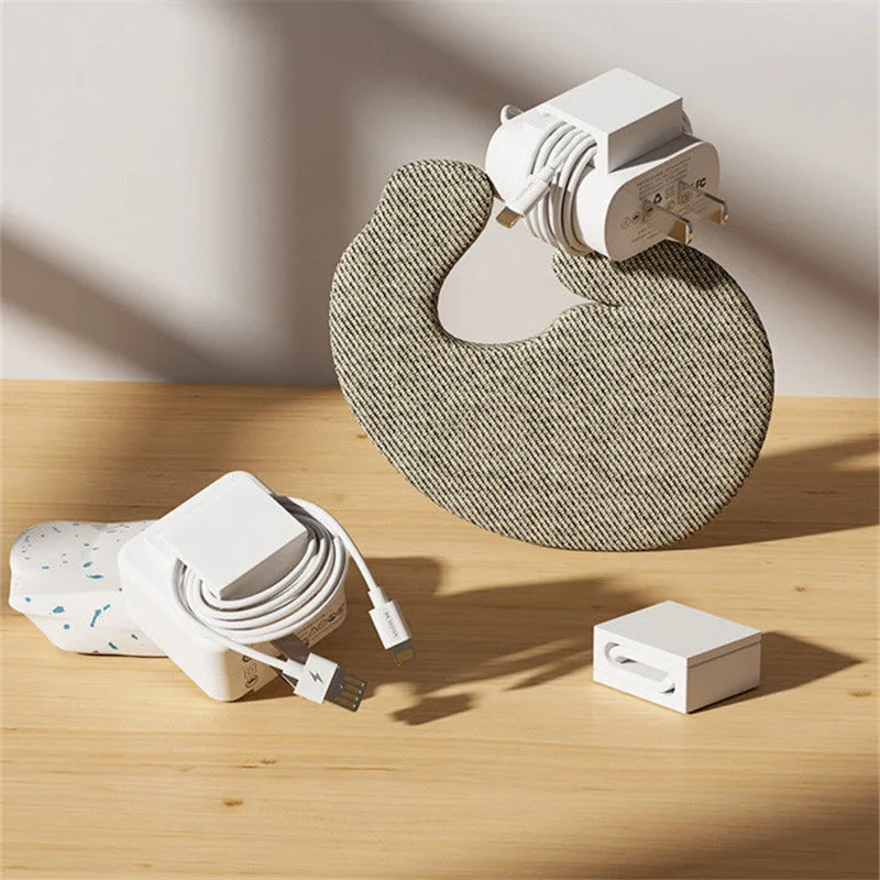 Простой самоклеящийся кабель для зарядки мобильного телефона провод ABS Пряжка крюк органайзер хранения японского настольного кабеля крепеж