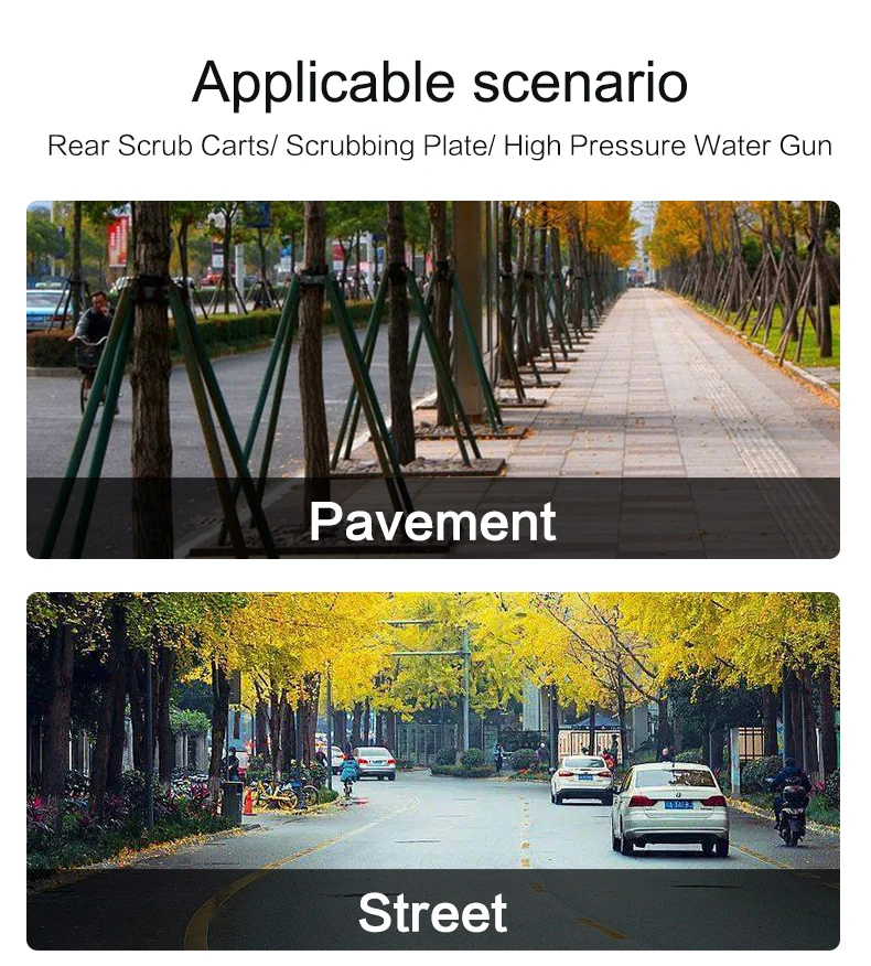 Four Wheels Electric Sanitation Truck High Pressure Washing Car