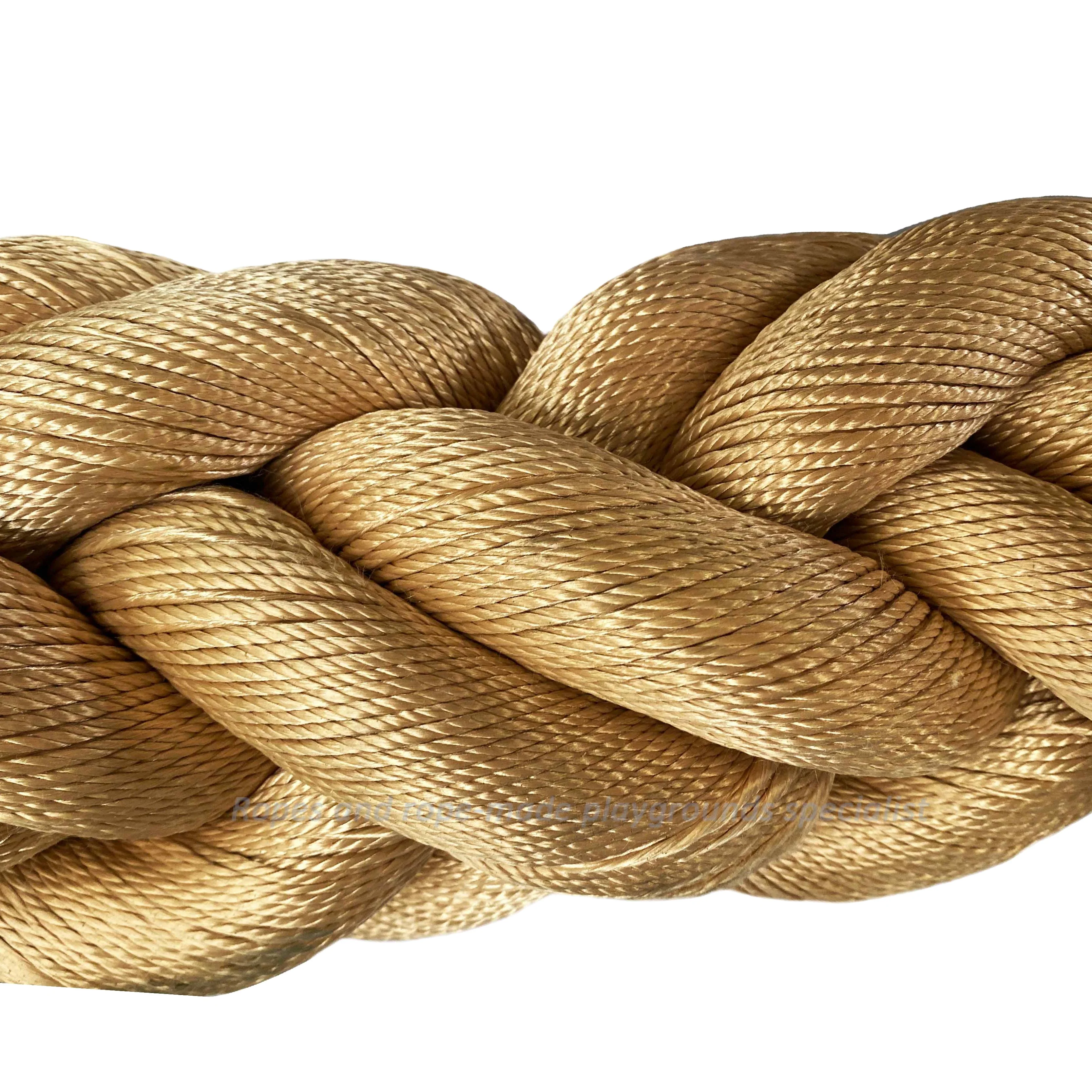 150mm 8 strand Big polyester mooring rope for playground