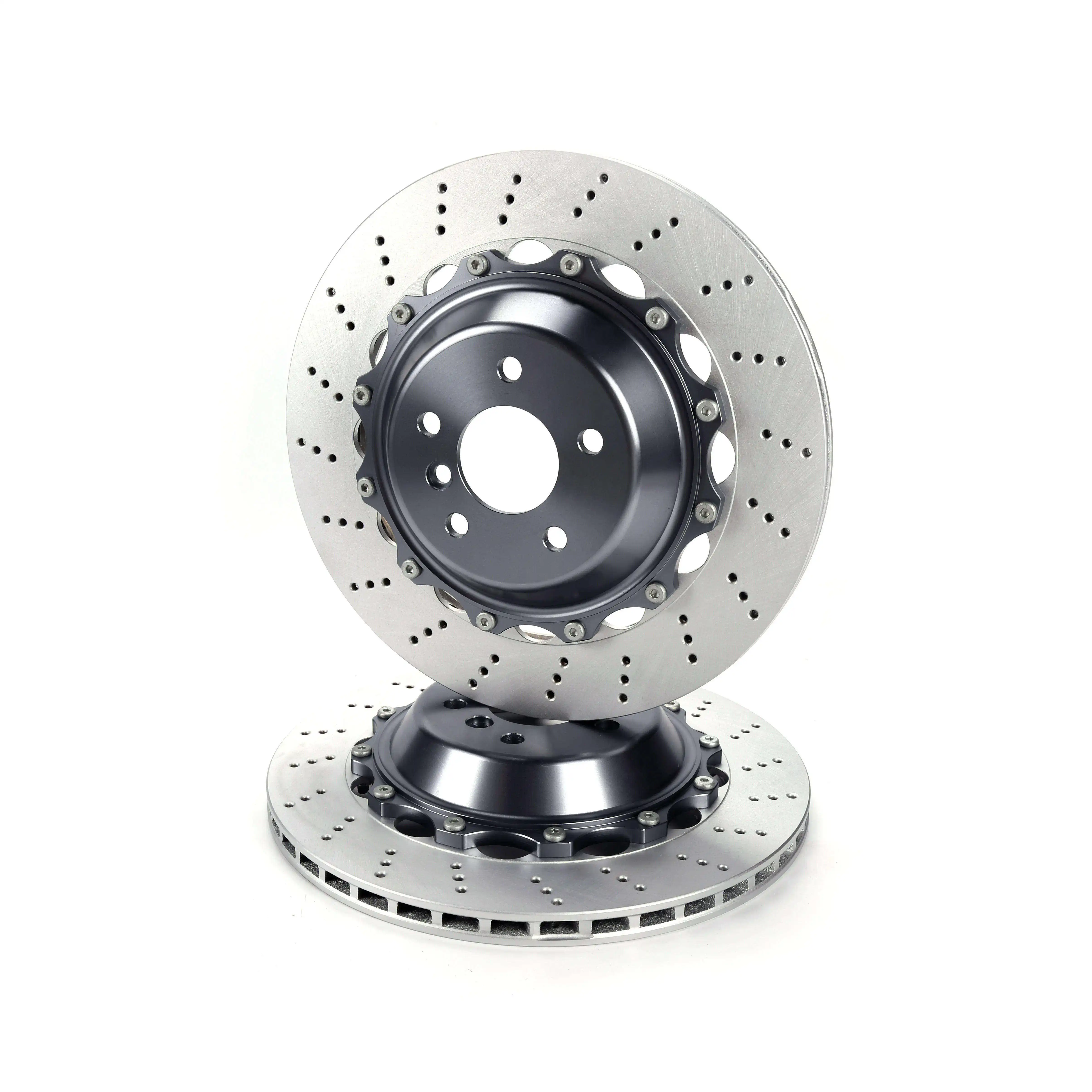 High Tech Professional 100% Drilled Rear Brake Disc Rotor for BMW M5 Series G38